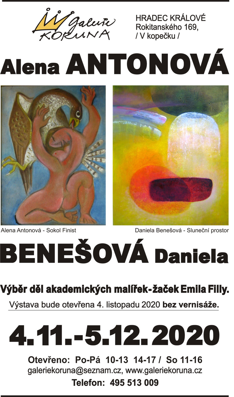 Výstava Aleny Antonové a Daniely Benešov