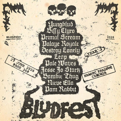 Bludfest odhaluje harmonogram tří pódií. Yungblud zahraje exkluzivní dvouhodinový set