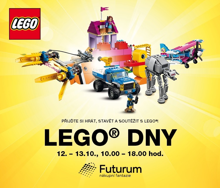 LEGO® dny zaplaví královéhradecké OC Futurum tisíci kostičkami