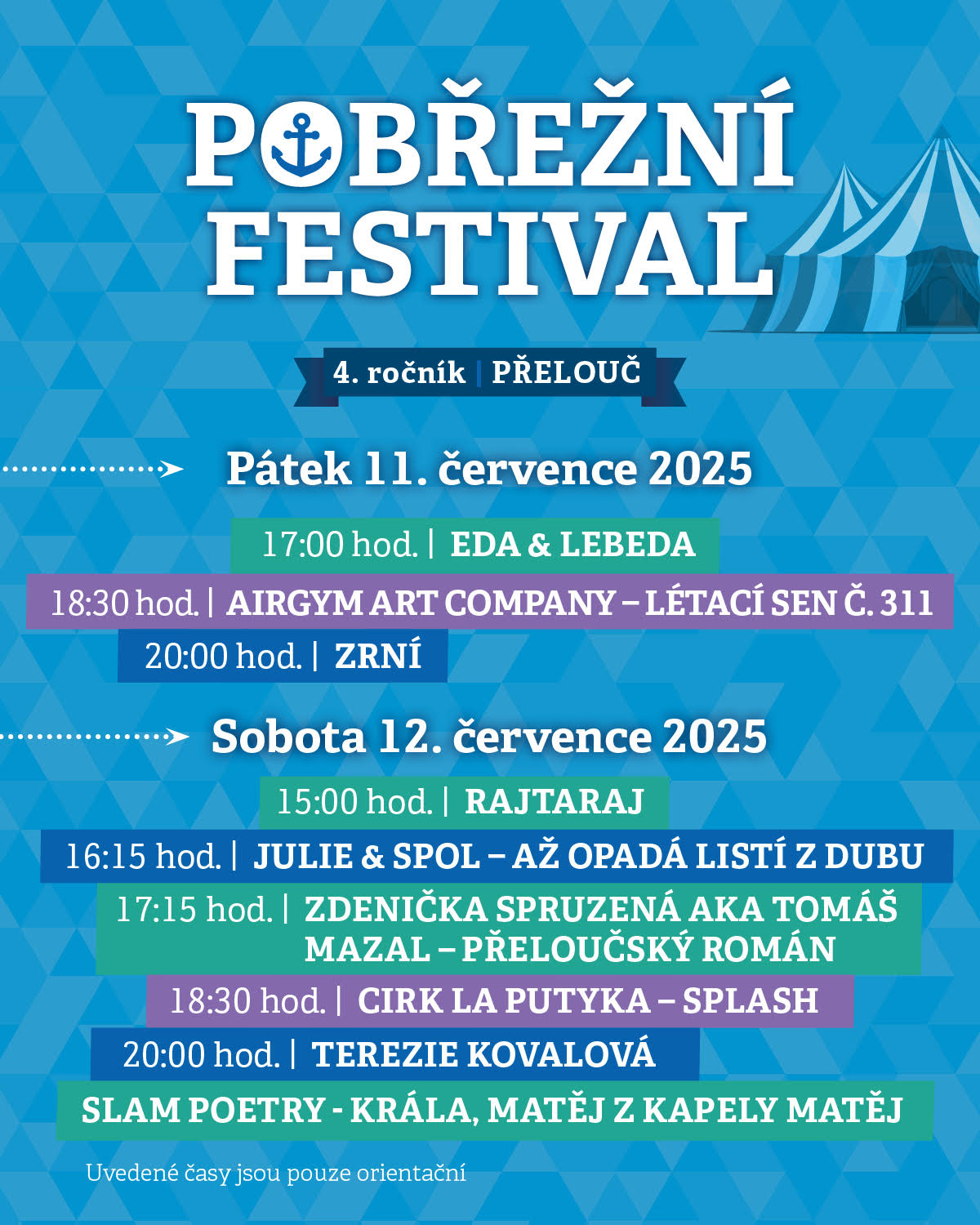 Břeh Labe u Přelouče v červenci opět ožije Pobřežním festivalem Břeh Labe u Přelouče v červenci opět ožije Pobřežním festivalem