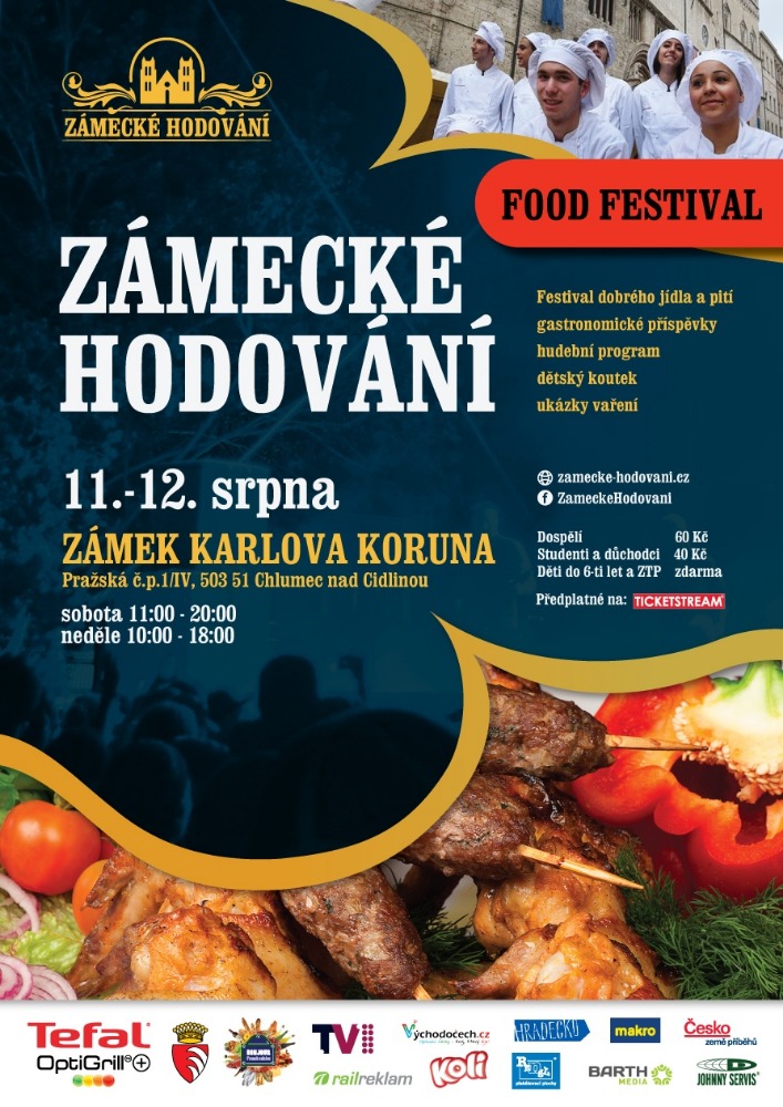 Zámecké Hodování 2018 v areálu zámku Karlova Koruna Zámecké Hodování 2018 v areálu zámku Karlova Koruna