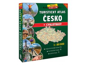 TURISTICKÝ ATLAS ČESKO + CYKLOTRASY (2019) - 1:50 000 TURISTICKÝ ATLAS ČESKO + CYKLOTRASY (2019) - 1:50 000