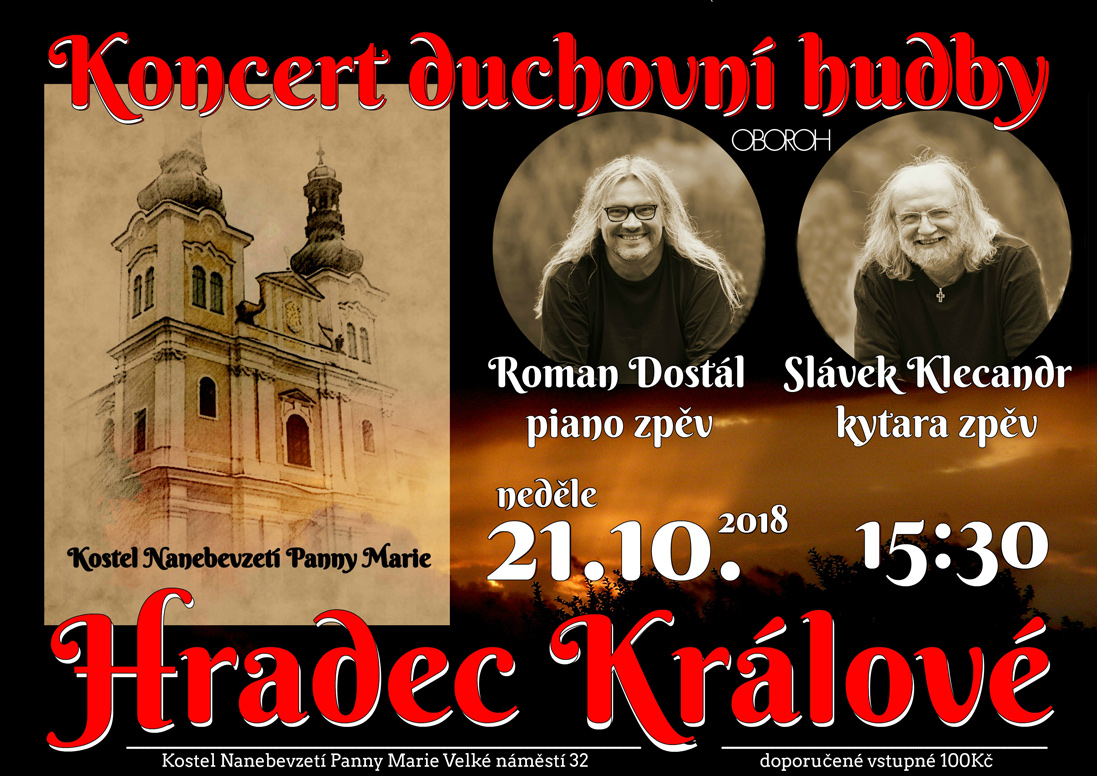 Koncert Romana Dostála a Slávka Klecandra