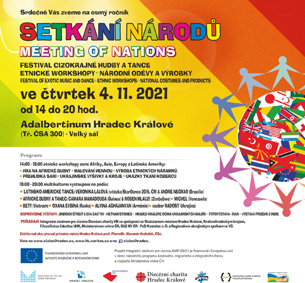 SETKÁNÍ NÁRODŮ 2021 - FESTIVAL CIZOKRAJNÉ HUDBY A TANCE • ETNICKÉ WORKSHOPY • NÁRODNÍ ODĚVY A VÝROBKY