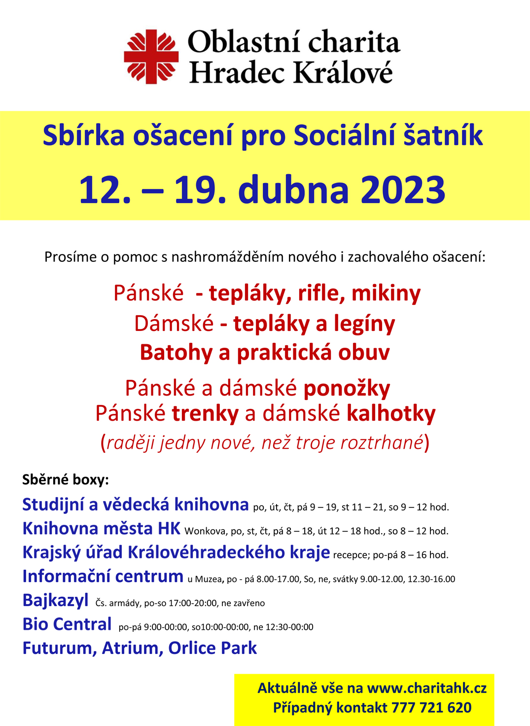 Kulturní akce - Sbírka