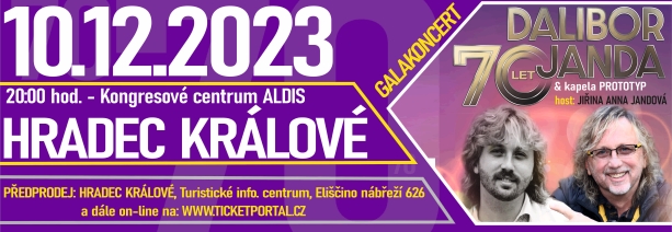 Kulturní akce - DALIBOR JANDA - Gala koncert 70